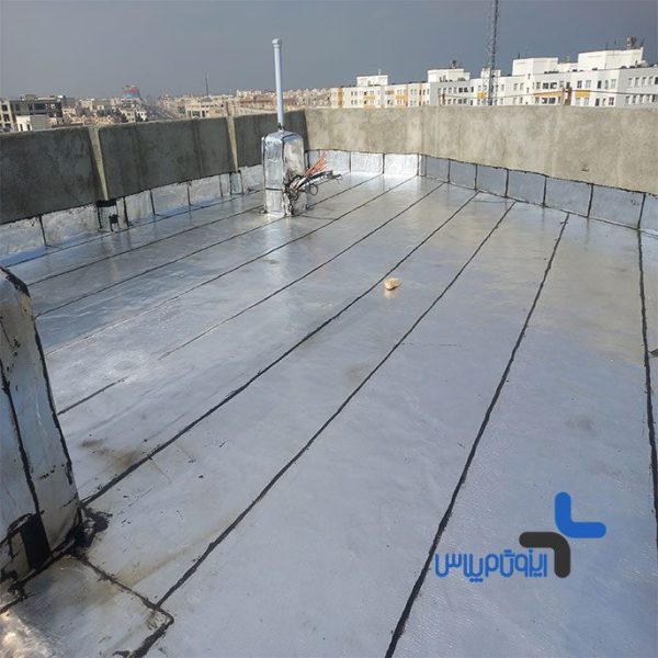 ایزوگام پشتبام ساختمان نوساز در کیانمهر کرج