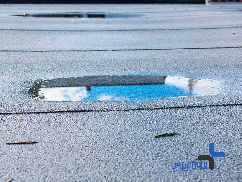 تشکیل حوضچه های کوچک روی بام شما