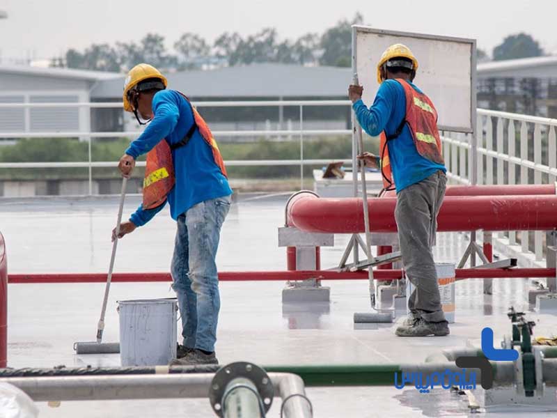 ضد آب کردن و عایق بندی سقف تخت