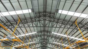 عایق رطوبتی سقف سالن‌های صنعتی