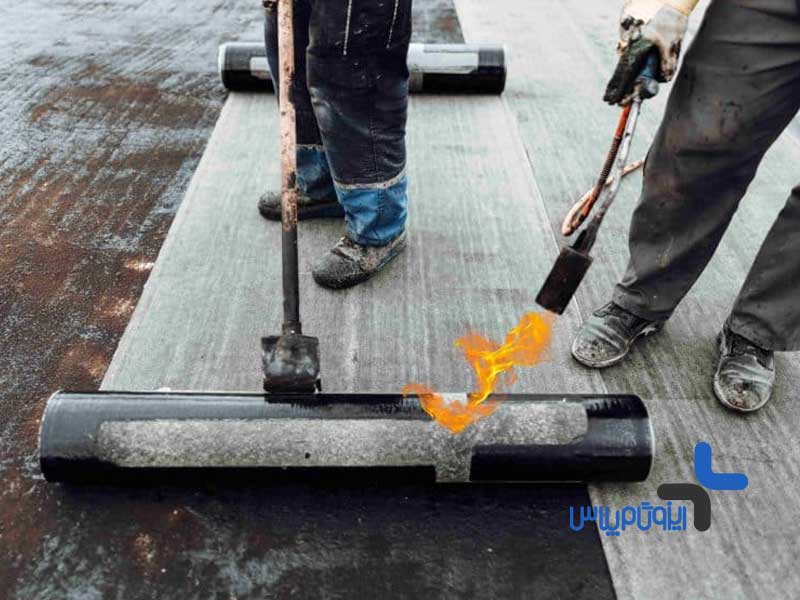 ایزوگام سقف سالن های صنعتی نظرآباد