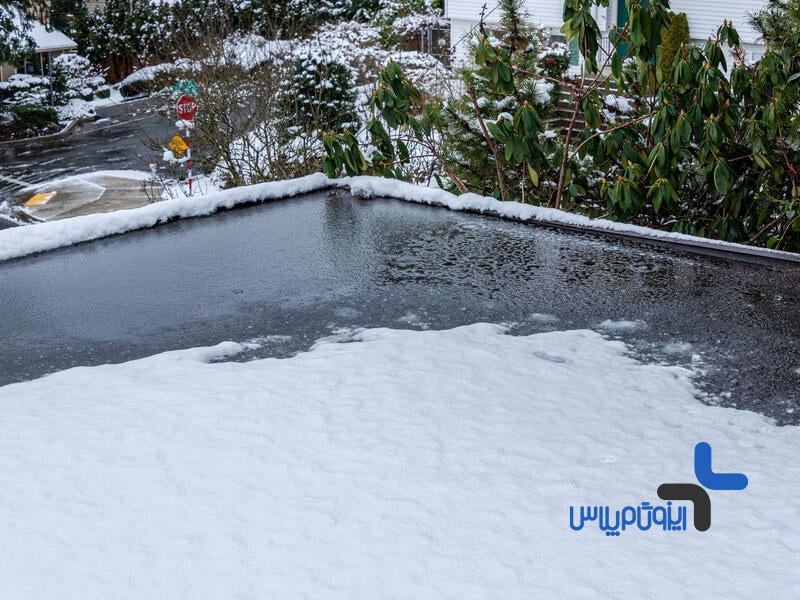 یخ زدگی سقف در زمستان